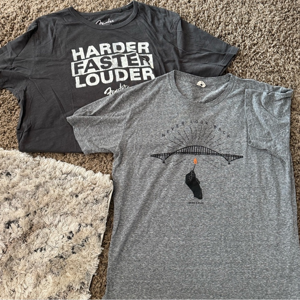 Gray Graphic T-Shirts Bundle